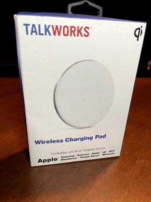 TALK WORKS 5W Wireless Charging Pad Compatible w/ iPhone 13/Pro/Pro Max, 14/Plus