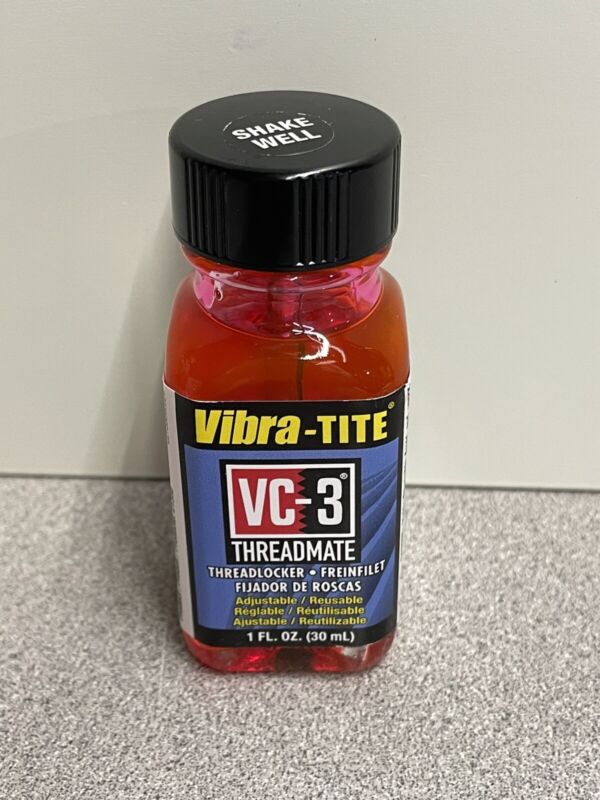 Vibra-Tite VC-3 Adjustable Threadlocker 30 Ml Bottle w/ Brush Cap Applicator