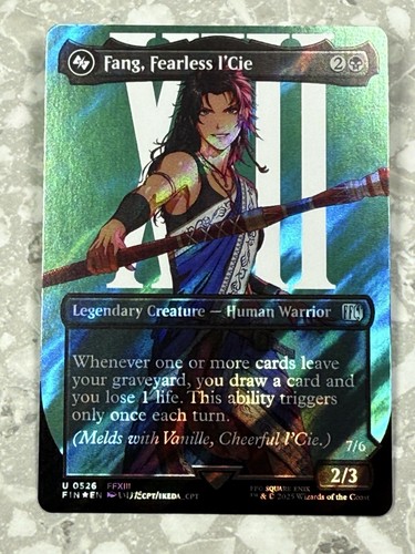 Fang, Fearless l'Cie (Borderless) (Surge Foil) #526 MTG Final