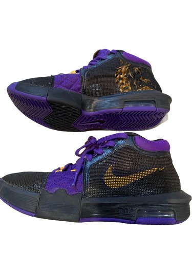 Size 8-Nike LeBron Witness 8 Lakers Colorway Deadstock Shoes