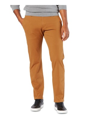

DOCKERS Мужские коричневые брюки прямого кроя, Коричневый, 844670001