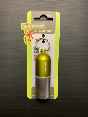 Munkees Keychain Waterproof Capsule Large Assorted Colors - 3627