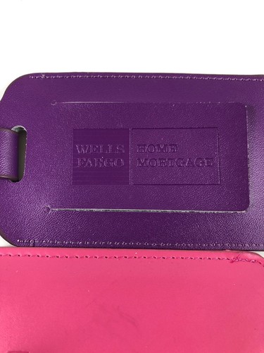 4 Pre-Owned Luggage Tags Luggage Wells Fargo, Travelambo, Excess Baggage!