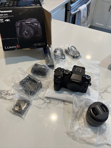 Panasonic Lumix DMC-G7 Mirrorless Micro 4/3 Digital Camera Black NEW OPEN BOX