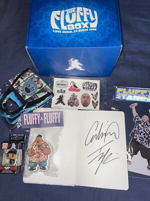 Gabriel Iglesias s Tour Box!!!￼ With Singed Notebook!!!And Other Cool Items!!