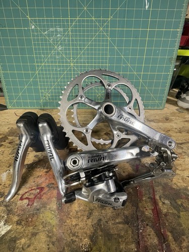 管理3(中古現状、即発送)SRAM RIVAL OCT GXP 165mm 附属品多数有り