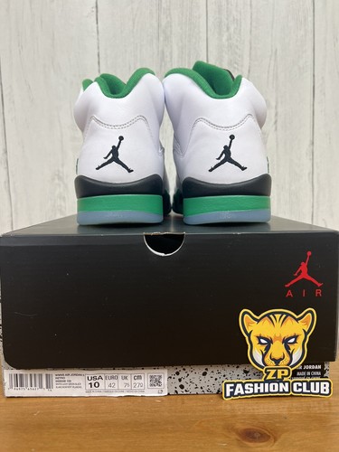 Pre-owned Jordan Air  5 Lucky Green Dd9336-103 Women Size 9.5-12 In Multicolor