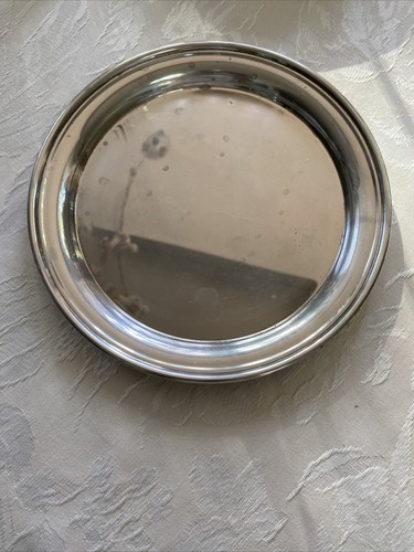 Vintage F.B. Rogers Silver Company 8'' Diameter Plate Taunton Mass