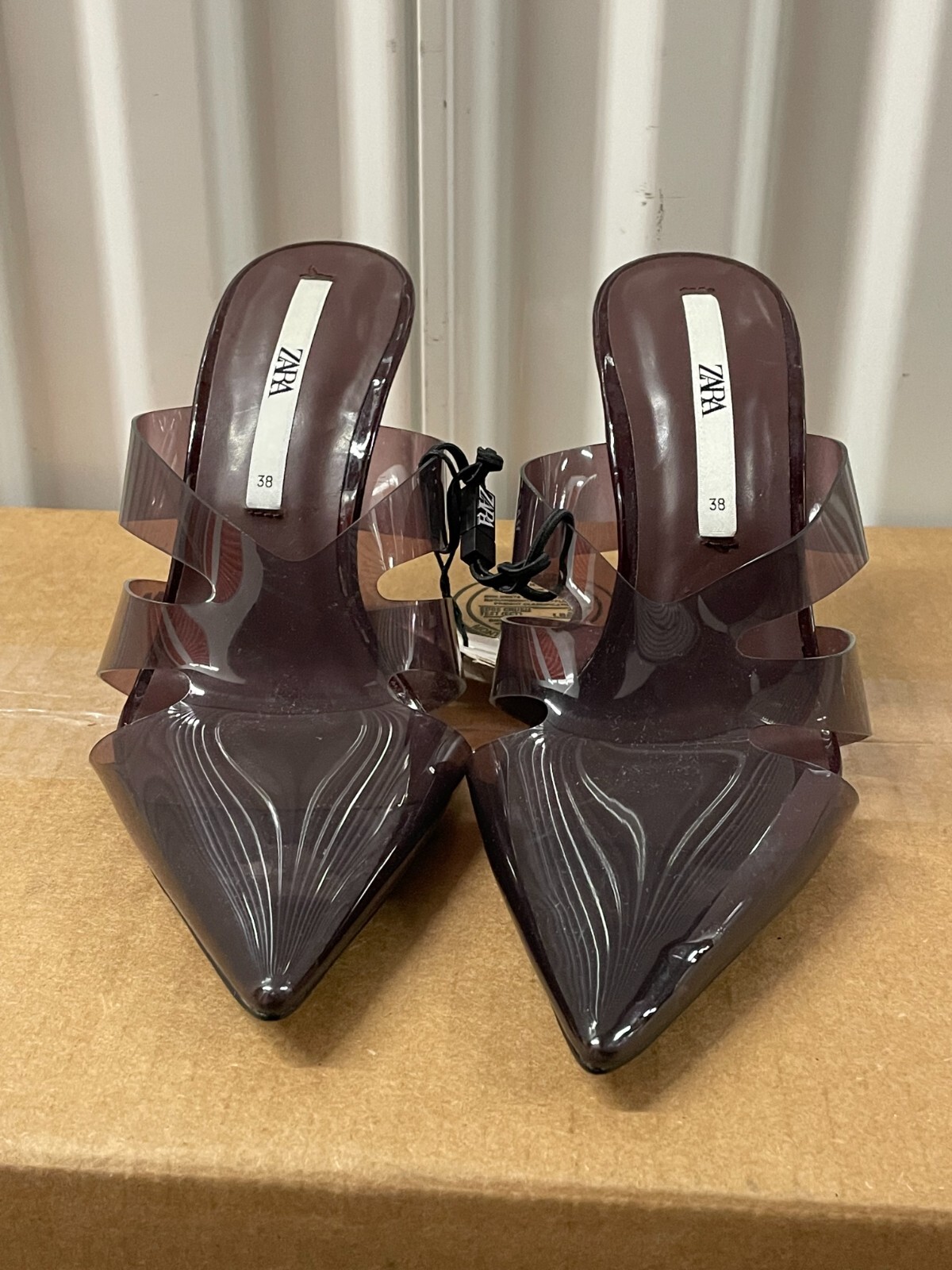 ハイヒール ZARA BASIC オープントゥ ハイヒール サイズ41｜Yahoo!フリマ