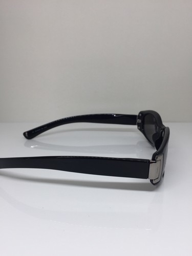Pre-owned Saint Laurent Yves  Sunglasses Ysl 6004  Sunglasses C. Shiny Black In Gray