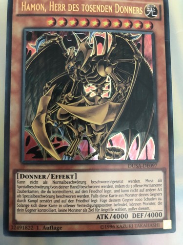 YU-GI-OH, HAMON, HERR DES TOSENDEN DONNERS 1 Auflage. DUSA-DE097