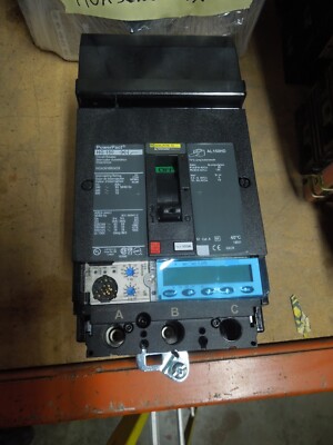 Square D I-line PowerPact Circuit Breaker HGA36100U43X 100A 3P 600V LSI Take-Out