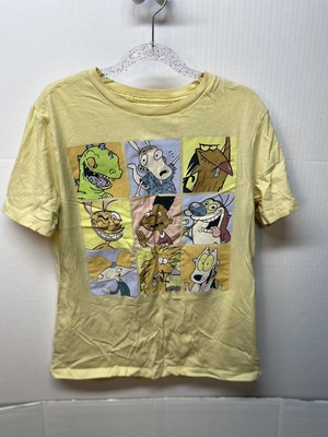 Old Navy Cartoon Tshirt Nickelodeon Cartoons Large Kids Yellow