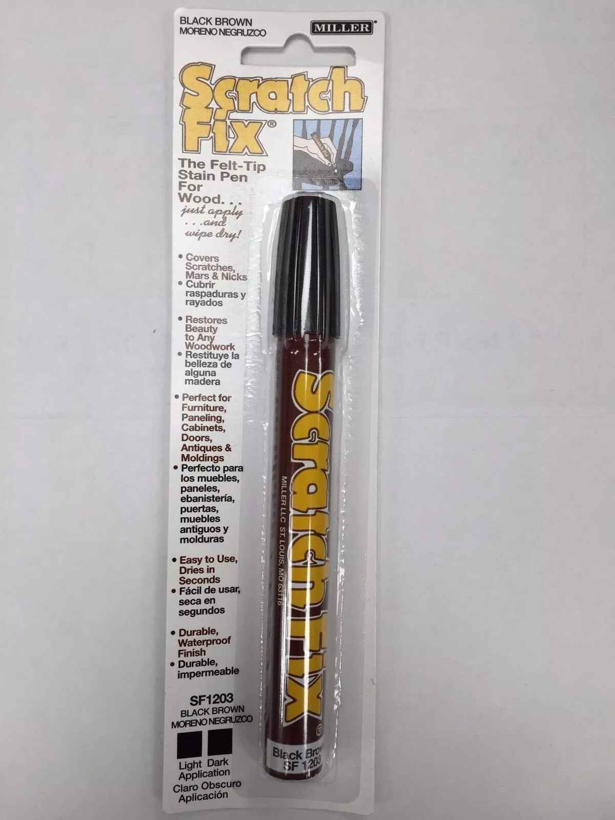 Miller Wood Scratch Fix Pen- Various Color-Furniture touch up repair marker pen