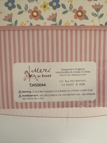 Meri Go Round Twinkle Toes 24 Cupcake Cases 24 Toppers