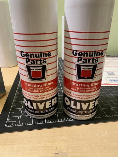 20oz Skinny Stainless Steel Tumbler with OLIVER Ether Tractor Label Image NEW