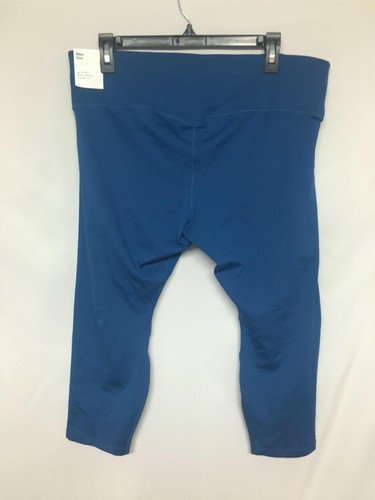 NIKE One Plus Size Cropped Leggings Court blue DD0344-476 NWT $50