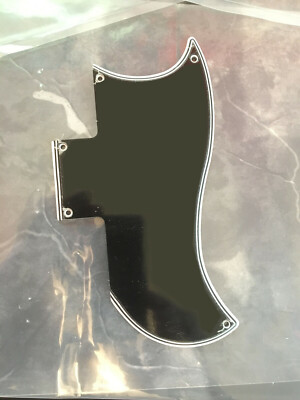 Wide Bevel 5 Ply Pickguard for Gibson SG 60's 70's Future Tribute & SGM, SGJ