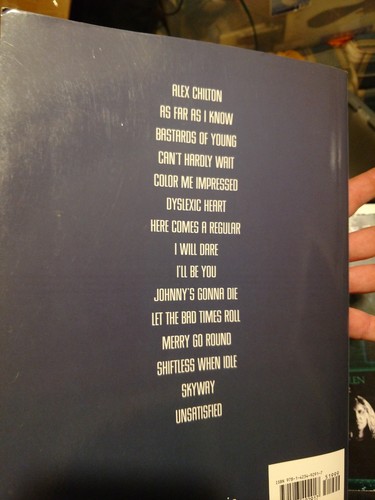 Very Best Paul Westerberg & The Replacements Guitar Tab Sheet Music Songs Book