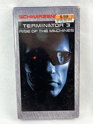 NEW SEALED VHS MOVIE 2003 TERMINATOR 3 RISE OF THE MACHINES SCHWARZENEGGER