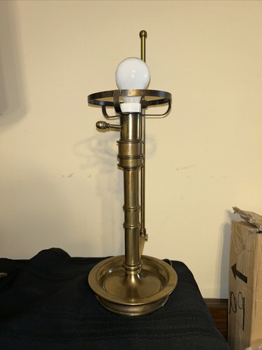 Vintage Fredrick Cooper Solid Brass Desk Lamp