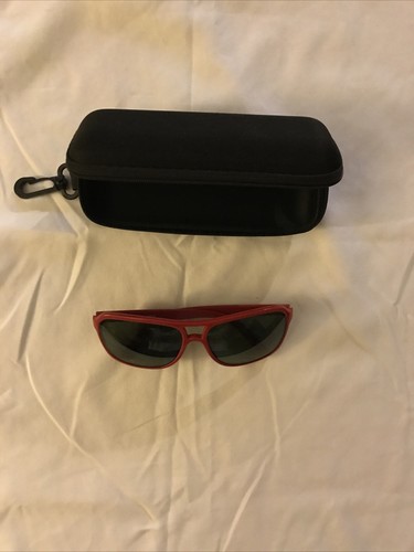 Red Frame Grey Lenses W/unbranded Case