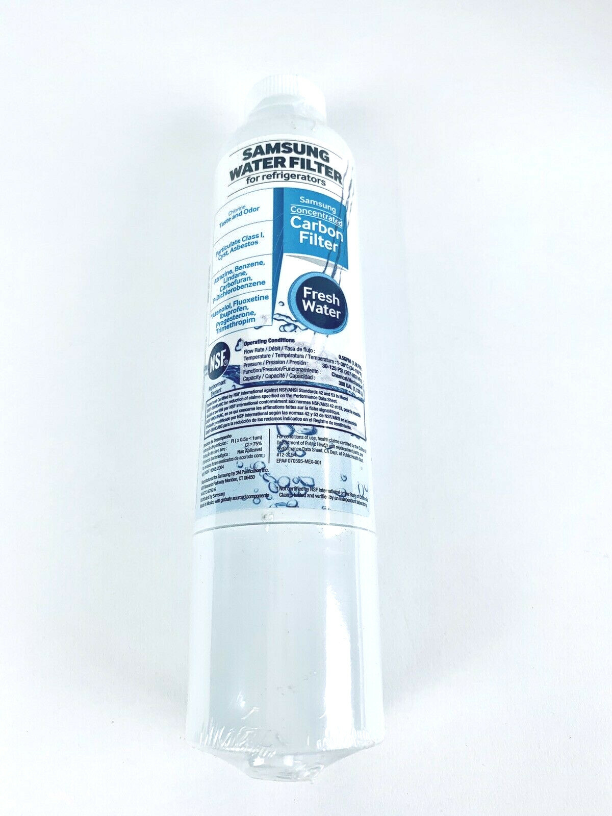 Samsung Da29-00020b Refrigerator Water Filter 1-pack 701003116117