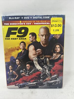 F9: The Fast Saga - Director's Cut [Blu-ray + DVD + Digital]