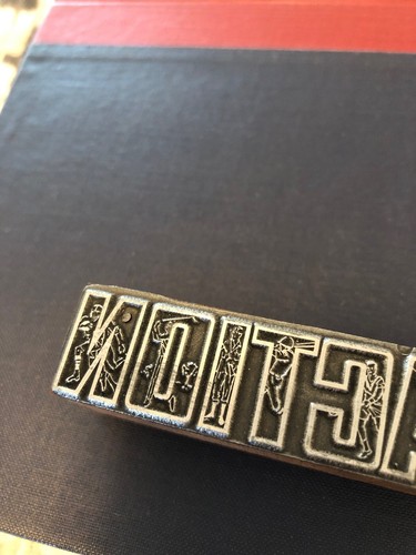 Vintage Maryland Casualty Company Advertising Printing Block. Men Of Action