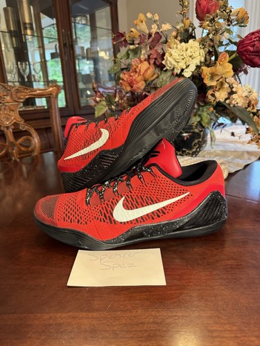 Size 16 - Nike Kobe 9 Elite Low University Red 2014 Used No