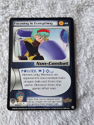 DBZ Dragon Ball Z Focusing Is Everything 122 CCG Limited Frieza Saga MP 