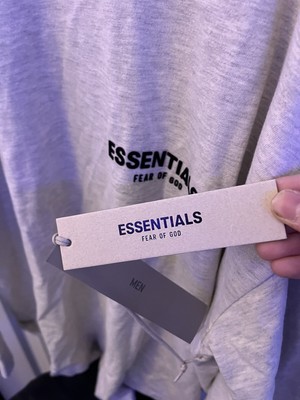 Essentials Long Sleeve Light Oatmeal