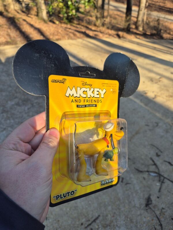 Super 7 ReAction Figure PLUTO Disney Mickey Mouse Donald Duck