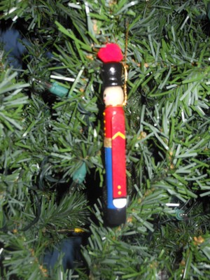 Handmade Wooden Clothespin Vintage Keepsake Toy Soldier Christmas Tree Ornament