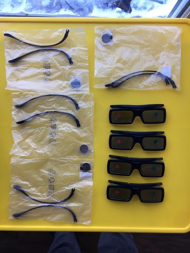 4 Pair - Genuine Samsung Active 3D Glasses SSG-3050GB, BN96-22253A