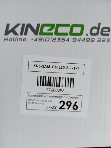 Toner Samsung CLP320 325Samsung CLX3180 3185 N Series W FN FW