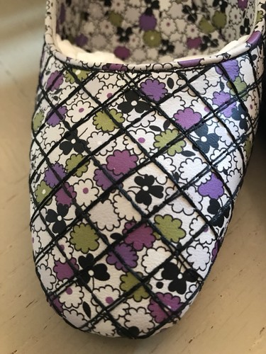Pre-owned Bottega Veneta $820  Women's Leather Shoes Flow. Print Multi- Color 8.5 Us In Multicolor