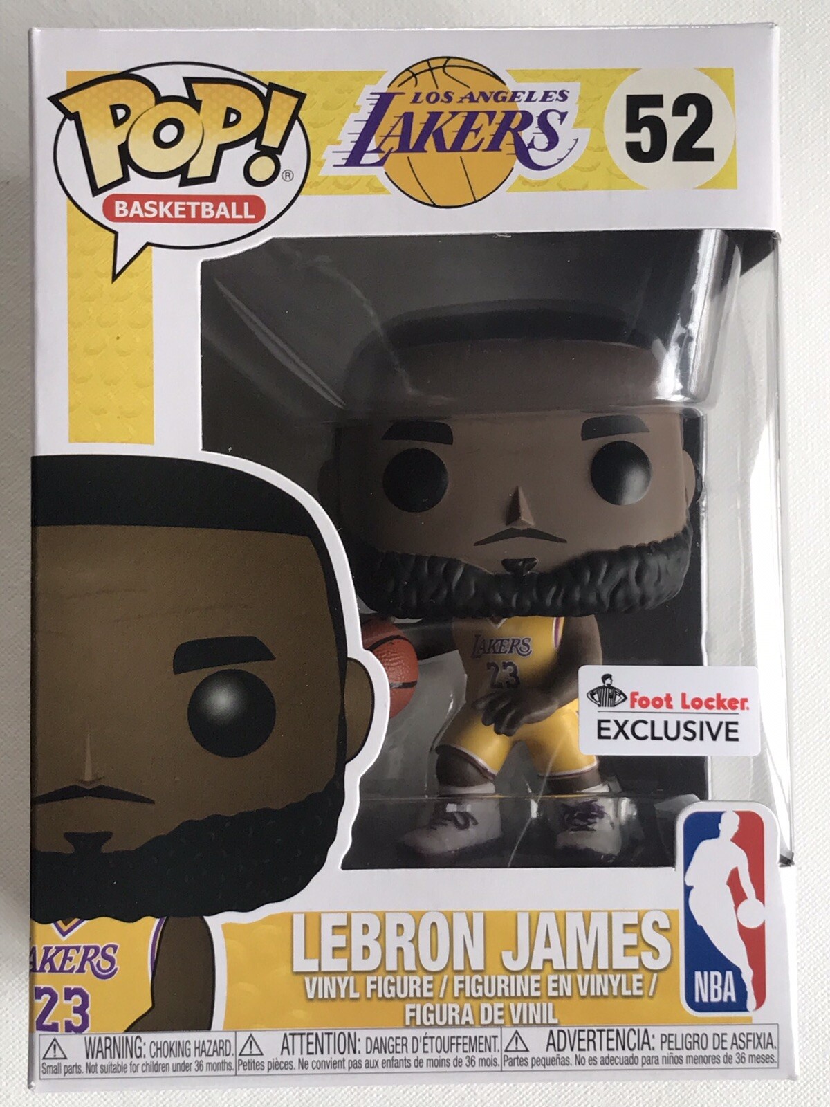 funko pop lebron james footlocker exclusive