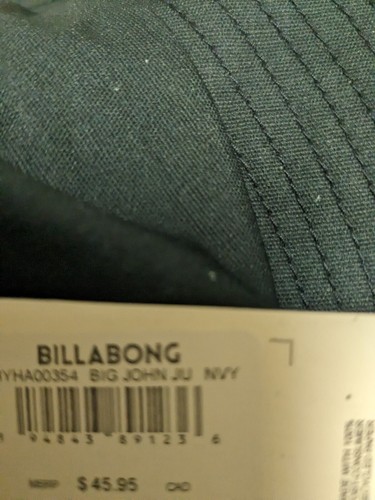 Billabong Big John July Print Navy Safari/Bucket/Boonie Hat - OSFM - Great Cond.