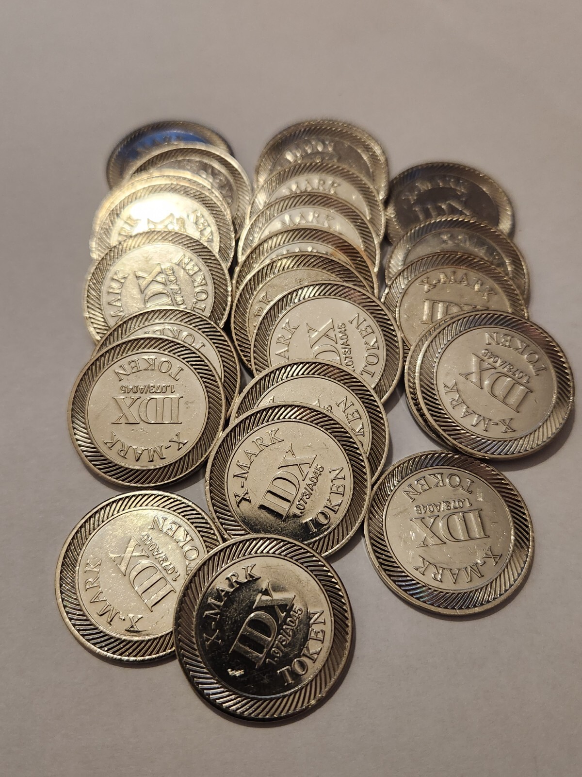 【中古】 Tokens / Intercourse Bonus Tracks IDX X-Mark 1.073/A045 - Lot of 50 High Security Vending