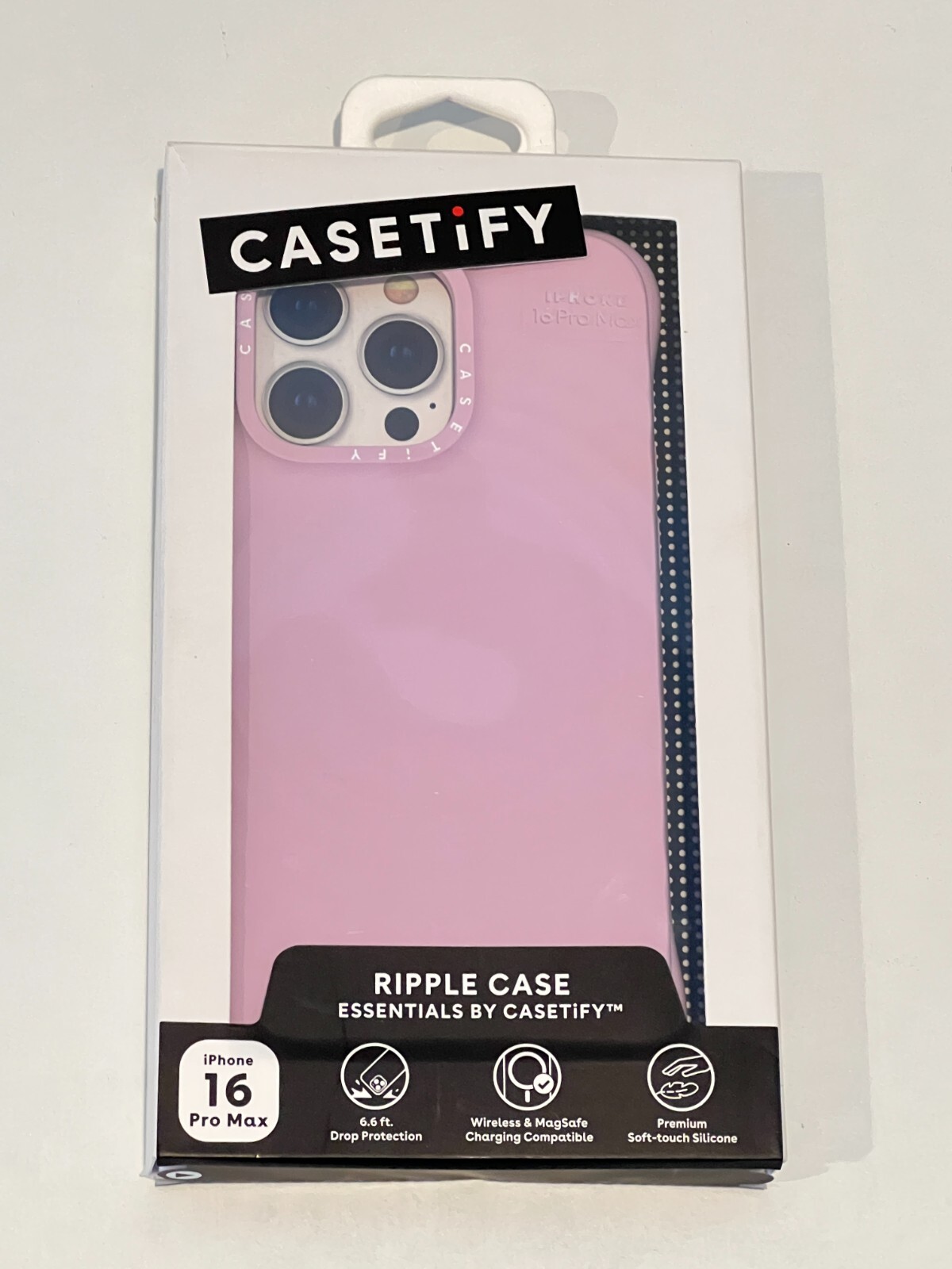 CASETiFY Ripple Hülle Für IPhone 15 Pro Max – Weiches Silikon, MagSafe, Sturzschutz Bis 2 Meter | Primrose Pink