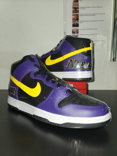 レアな1足 Nike Dunk High Retro Lakers UNBOXING 