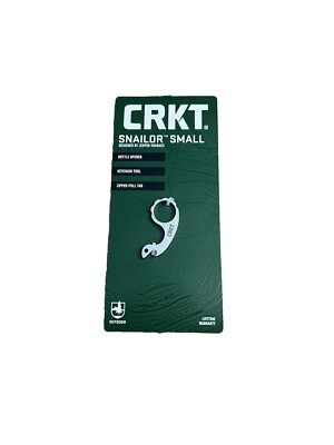 CRKT 9005 Snailor Stainless Steel Bottle Opener Keychain Tool Zipper Pull Tab
