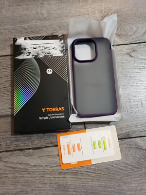 TORRAS Silicone Slim Case For iPhone 14 Pro, Purple