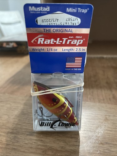Rat-L-Trap Lipless Crankbait 1/4 OZ ( MT587) Craw Rayburn Red Fishing Lure