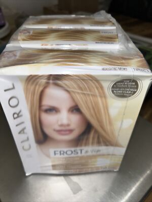 3 Clairol FROST & TIP Ultra Precise BLONDE Highlight Kit for blonde/medium brown