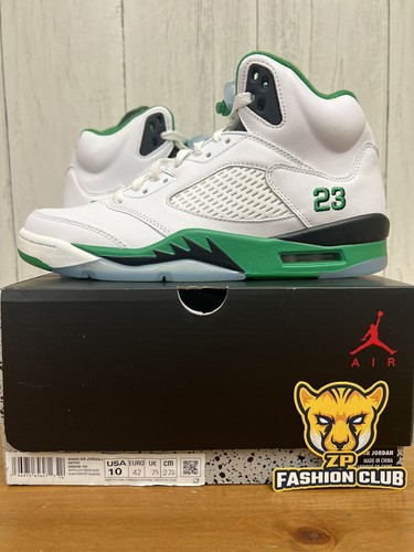 Pre-owned Jordan Air  5 Lucky Green Dd9336-103 Women Size 9.5-12 In Multicolor