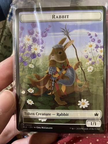 1x - RABBIT  RABBIT (#03/03) Token - Bloomburrow - NM MTG