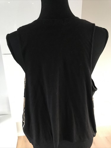 HM , Weste mit Pailletten bestickt , Gr.L, Boho , Ausverkauft , Neu 