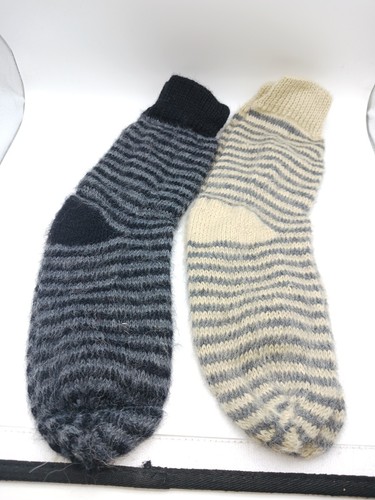 NEW, 100% ALPACA WOOL SOCKS, SIZE 5 TO 8, LEGWARMERS, 2 PAIRS  ANDEAN WARM